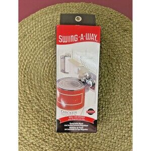 Swing-A-Way Wall Mount Can Opener with Magnet White Chrome NIP